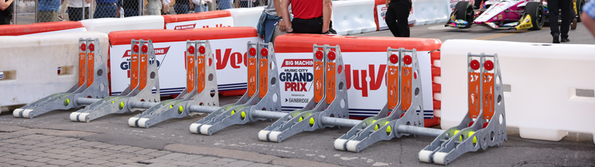 The Block Axess in use as the 2024 Big Machine Music City Grand Prix in Nashville, TN.