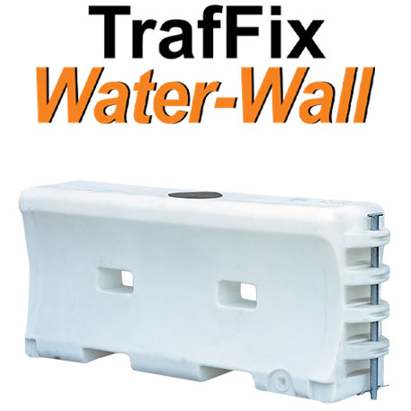 An image of the Water-Wall Barrier from TrafFix Devices, Inc.